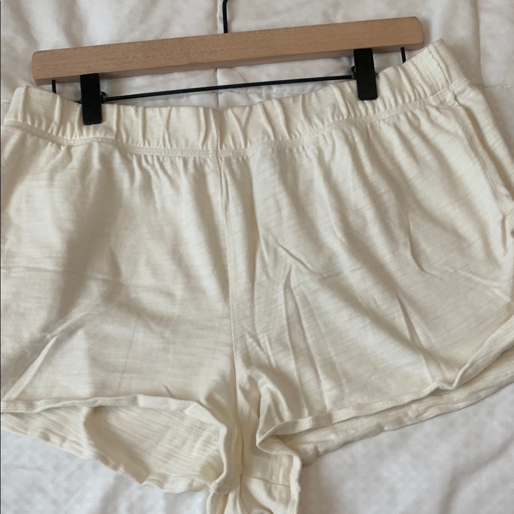 Cream Lounge Shorts